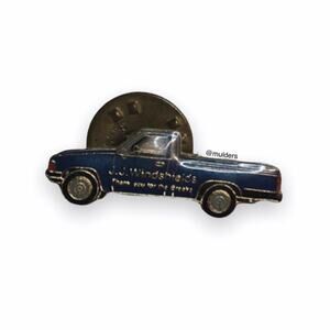 JJ Windshields Enamel Pickup Truck Vehicle Advertising Lapel Pin Brooch
